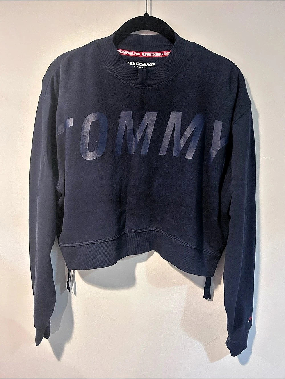 Tommy Hilfiger Sport cropped zip-detail sweatshirt Cropped Sweatshirt